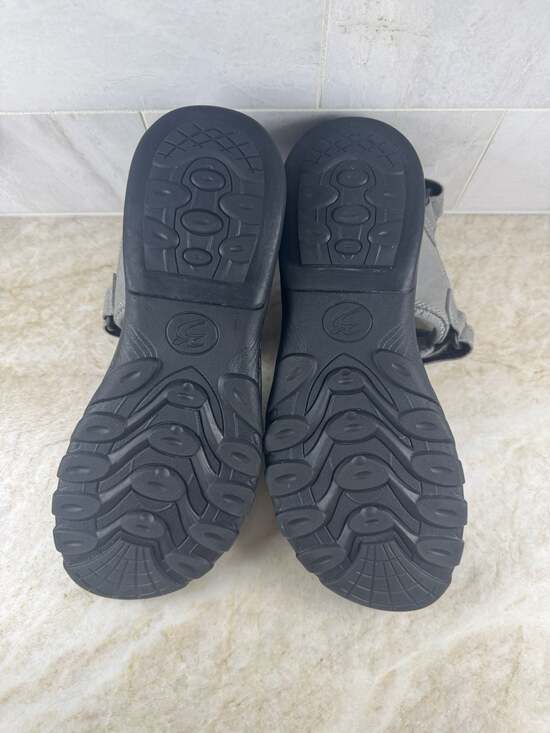 GDEFY VersoShock Hiking Sandals Mens 10 Gray Leather Comfort Outdoor Trail main image 8